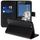Etui coque Housse Portefeuille Noir Pour Wiko Cink