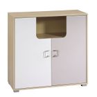 ARMOIRE-BIBLIOTHEQUE-COMMODE SAUTHON Commode 2 portes Yoko