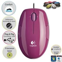 SOURIS Logitech LS1 Laser Mouse Berry