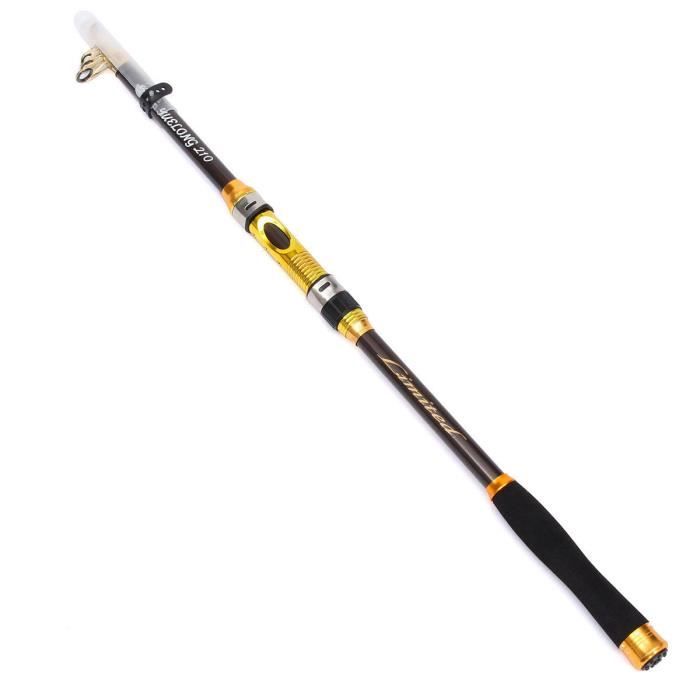Canne à pêche 2.1M Carbone Téléscopique Prix pas cher Cdiscount Canne à pêche 2.1M Carbone Téléscopique Prix pas cher Cdiscount