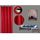 RIDEAU - DOUBLE RIDEAUX - VOILAGE - PANNEAU JAPONAIS Rideau occultant rouge bordeaux 140x260cm