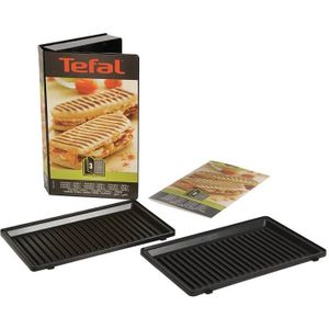 TEFAL - Coffret Grill panini 2 plaques pour Snack Collection - XA800312