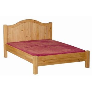 lit deux places en bois