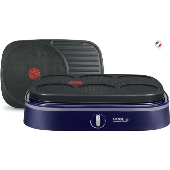 TEFAL Crêpe party dual 2 plaques PY604612 Achat / Vente crêpière