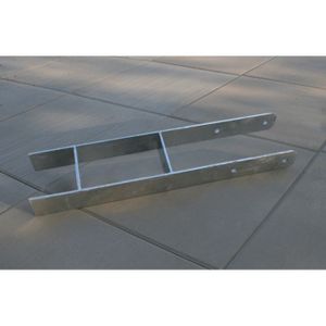 H - Ancrage pour poteaux 12x12 - Set de 6 pi?ces