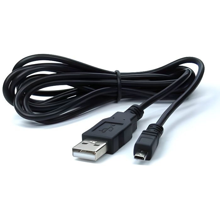 Cable USB pour Nikon UC E6, UC E16, UC E17 Pour: Nikon 1 V1, D3200