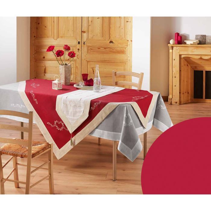 Nappe achat / vente nappe pas cher cdiscount Table Rouge Créatif cuisine de