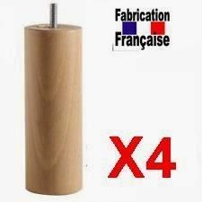 pieds de lit hauteur 35 cm