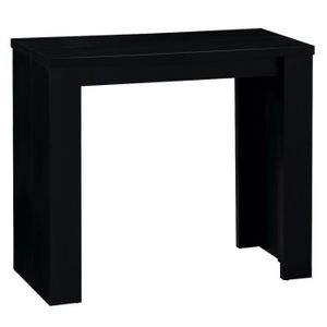 table console grise 5 rallonges brooklyn xl