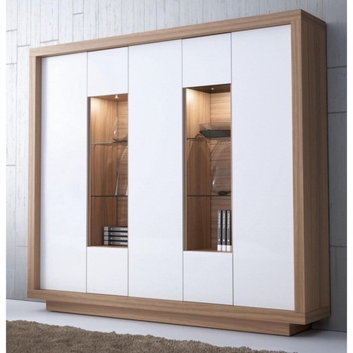 Meuble de rangement design avec étagères vitrée… - Achat / Vente meuble étagère Meuble de ...