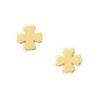 Boucle d'oreille Boucles d'oreilles Trèfle 4 Feuilles Plaqué Or