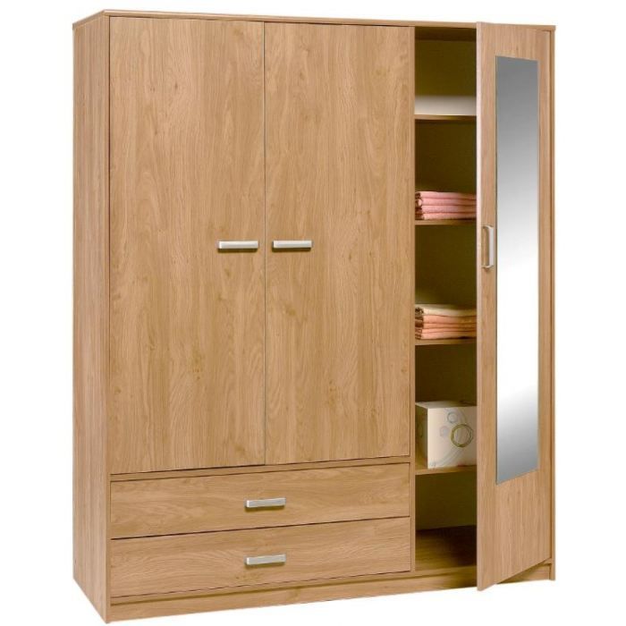 armoire 3 portes sophie Achat / Vente armoire de chambre Panneaux de