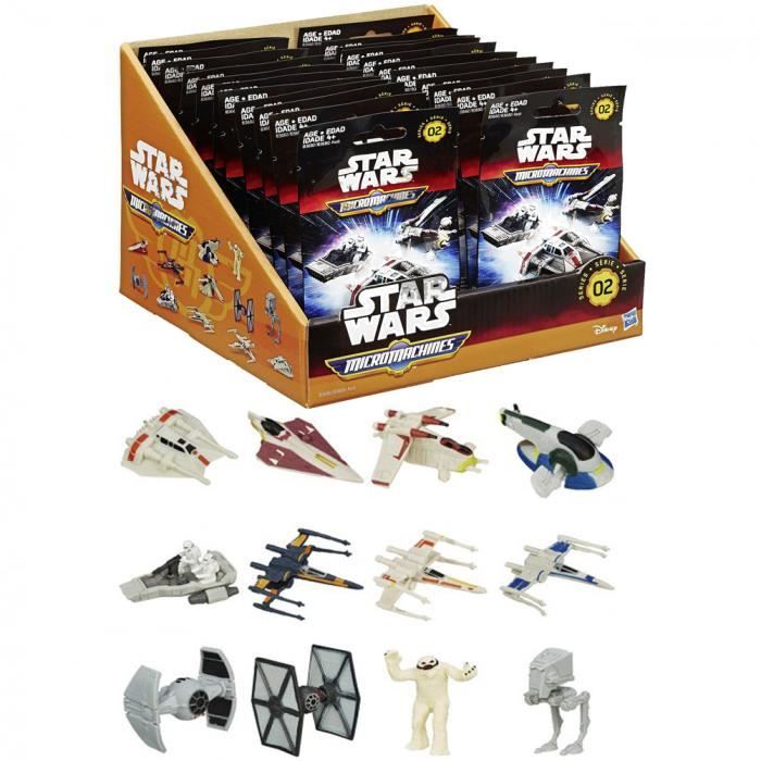 un sachet de mini vehicule micromachines star wars 7 figurines autre