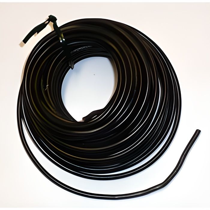 fil electrique souple noir 1 5 mm 10 metres