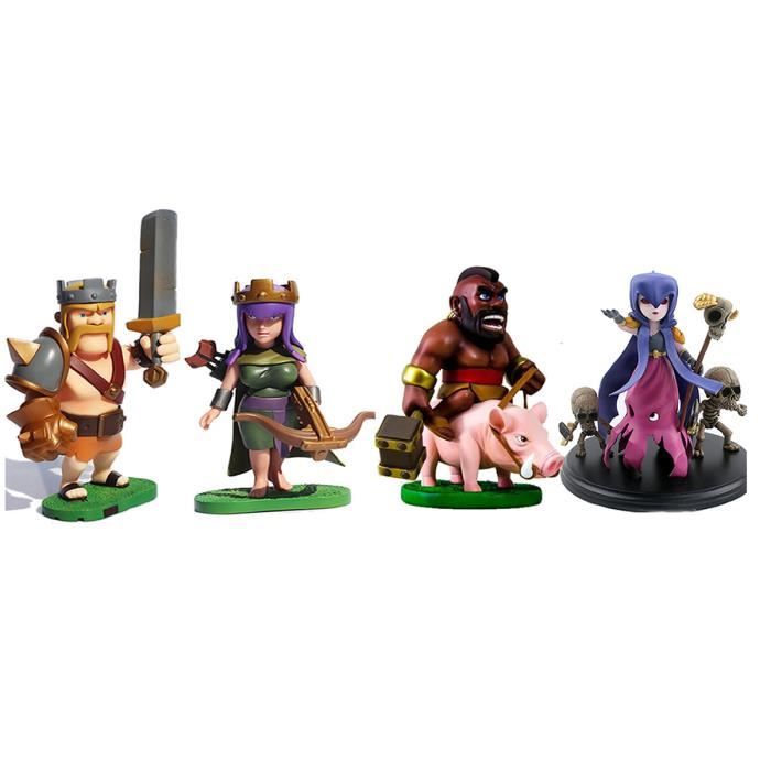 Clash of clans jouet Clash of clans figure Clash of Clans Action Figurine 4 ensemble Roi
