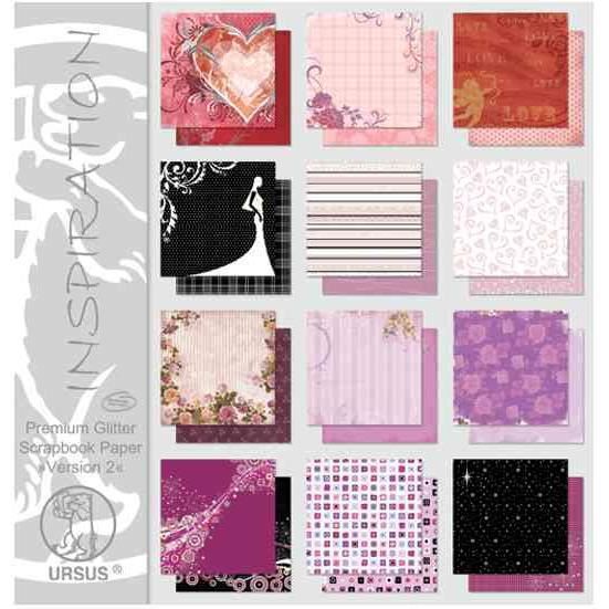 Lot De 24 Feuilles De Papier Pour Scrapbooking Vintage - 30,5