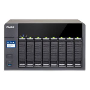 QNAP Serveur NAS 8 baies TS-831X-8G - 16Go RAM