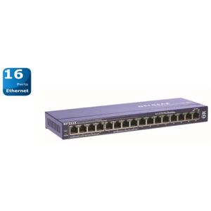 NetGear Switch 16 ports 10/100 Mbit/s FS116PEU