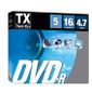 CD - DVD - BLU-RAY VIERGE POUR PC TX 5 DVD-R 16x
