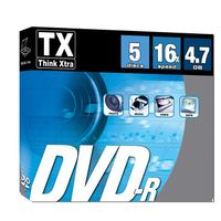 CD - DVD - BLU-RAY VIERGE POUR PC TX 5 DVD-R 16x