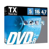 CD - DVD - BLU-RAY VIERGE POUR PC TX 5 DVD+R 16x