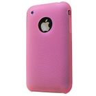 HOUSSE-COQUE TELEPHONE Housse silicone ondes rose pour iphone 3G 3GS