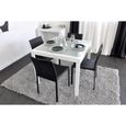 TABLE A MANGER  EXTEND Table extensible blanche 90/180cm