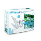 WII REEL FISHING + Canne à pêche / Jeu console Wii