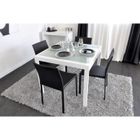 TABLE A MANGER AVEC OU SANS CHAISE - RALLONGE EXTEND Table extensible  90/180cm blanche