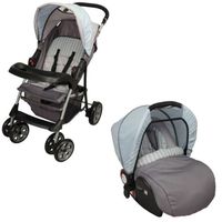 POUSSETTE  BAMBISOL Poussette Combinée Duo Bibop Bleu