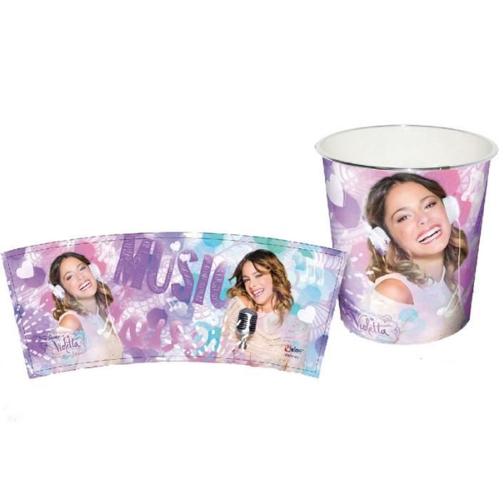VIOLETTA Poubelle ou corbeille &agrave; papier Achat / Vente poubelle de