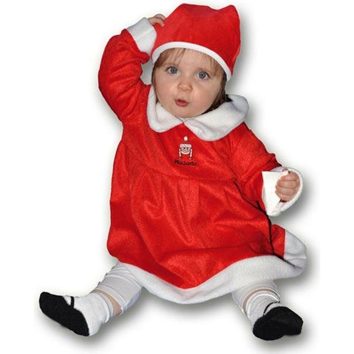 Déguisement mère Noël bébé 12/24 mois Achat / Vente déguisement panoplie Cdiscount
