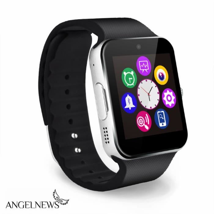 GT08 Smart Watch（ARGENT) Achat / Vente montre connectée GT08 Smart