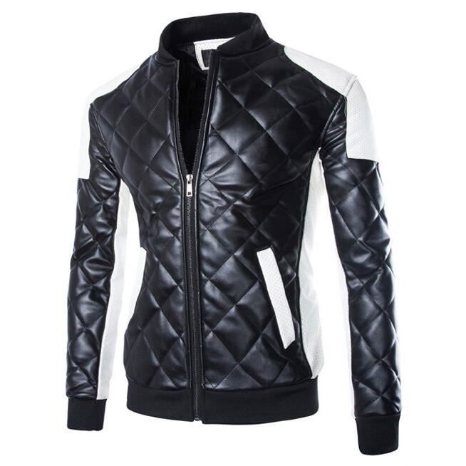 Blouson cuir moto
