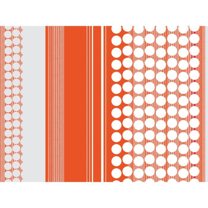Toile ciré;e au mè;tre MODERNITY Orange - Achat / Vente ...