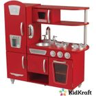 DINETTE Kidkraft Combiné De Cuisine rétro Rouge