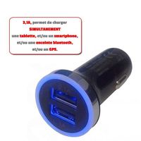 Chargeur voiture allume cigare / Double USB 3,1Ah Chargeur voiture allume cigare / Double USB 3,1Ah