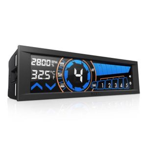 NZXT Rhéobus Sentry 3 - Écran LCD tactile - 5 ventilateurs