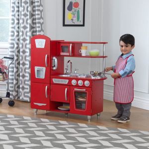 Kidkraft Combiné De Cuisine rétro Rouge