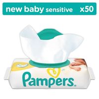 PAMPERS Lingettes New Baby Sensitive 1x50 PAMPERS Lingettes New Baby Sensitive 1x50