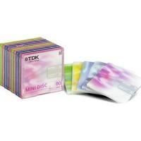 MINI DISC MD TDK P10 MiniDisc 80Min Couleur