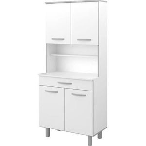 BUFFET - BAHUT READY Buffet haut blanc 180 x 80 cm BUFFET - BAHUT READY Buffet haut blanc 180 x 80 cm