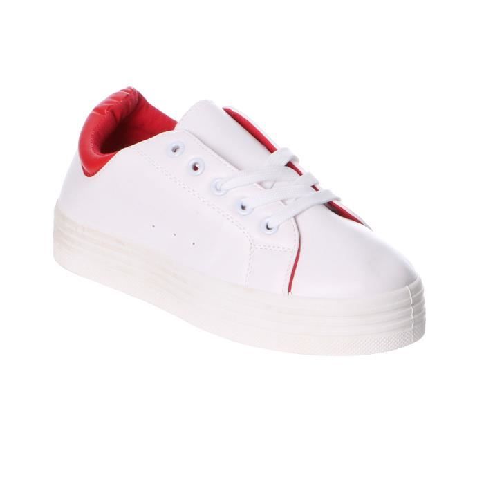 tennis compensée femme pas cher