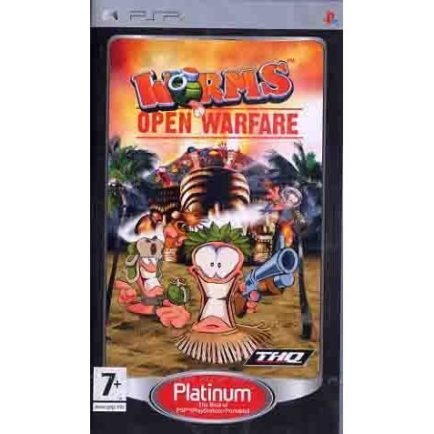 WORMS OPEN WARFARE / JEU PSP Platinum   Achat / Vente PSP WORMS OPEN