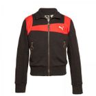 SWEATSHIRT Sweat zippé Puma - Noir/Rouge