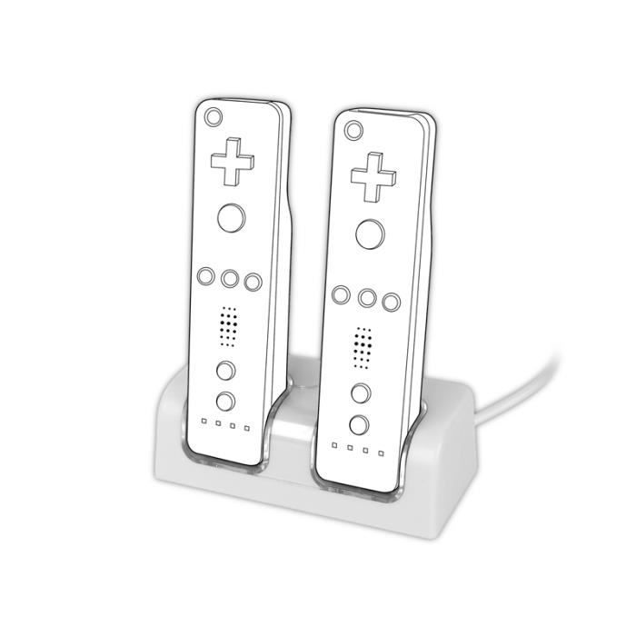 Dual charging station Wii/ Wii U Prix pas cher Cdiscount