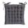 Galette de chaise 25 points 40x40x4cm Gris Anthrac