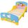 TCHOUPI Lit Enfant avec Lattes 70 * 140 cm