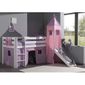  Lit surélevé enfant avec toboggan ROSA2, avec s…