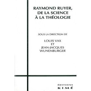 SCIENCES HUMAINES Raymond ruyer de la science a la theologie